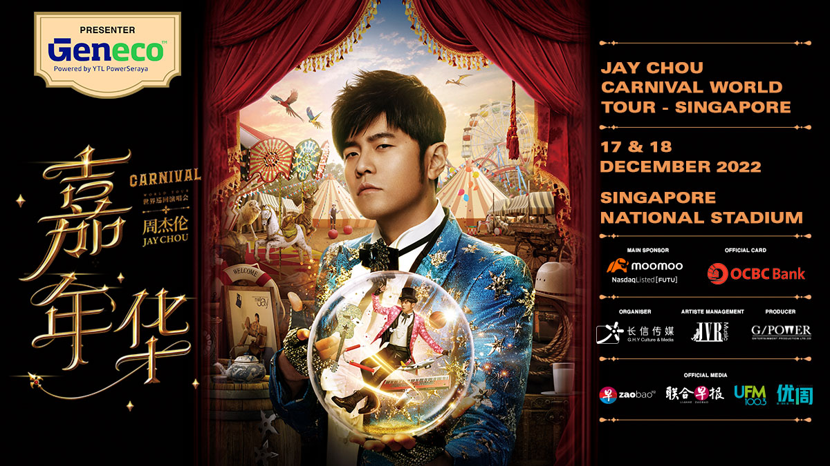 JAY CHOU CARNIVAL WORLD TOUR – SINGAPORE JAY CHOU CARNIVAL WORLD TOUR – SINGAPORE
