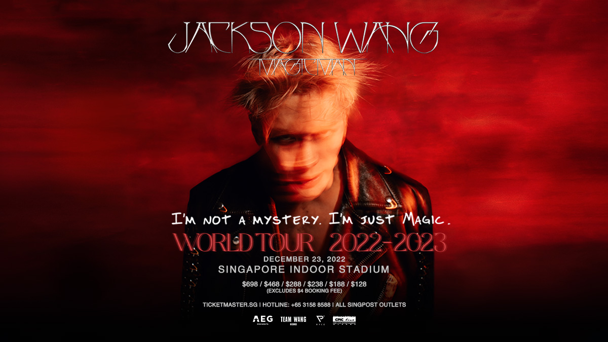 JACKSON WANG MAGIC MAN WORLD TOUR 2022 SINGAPORE