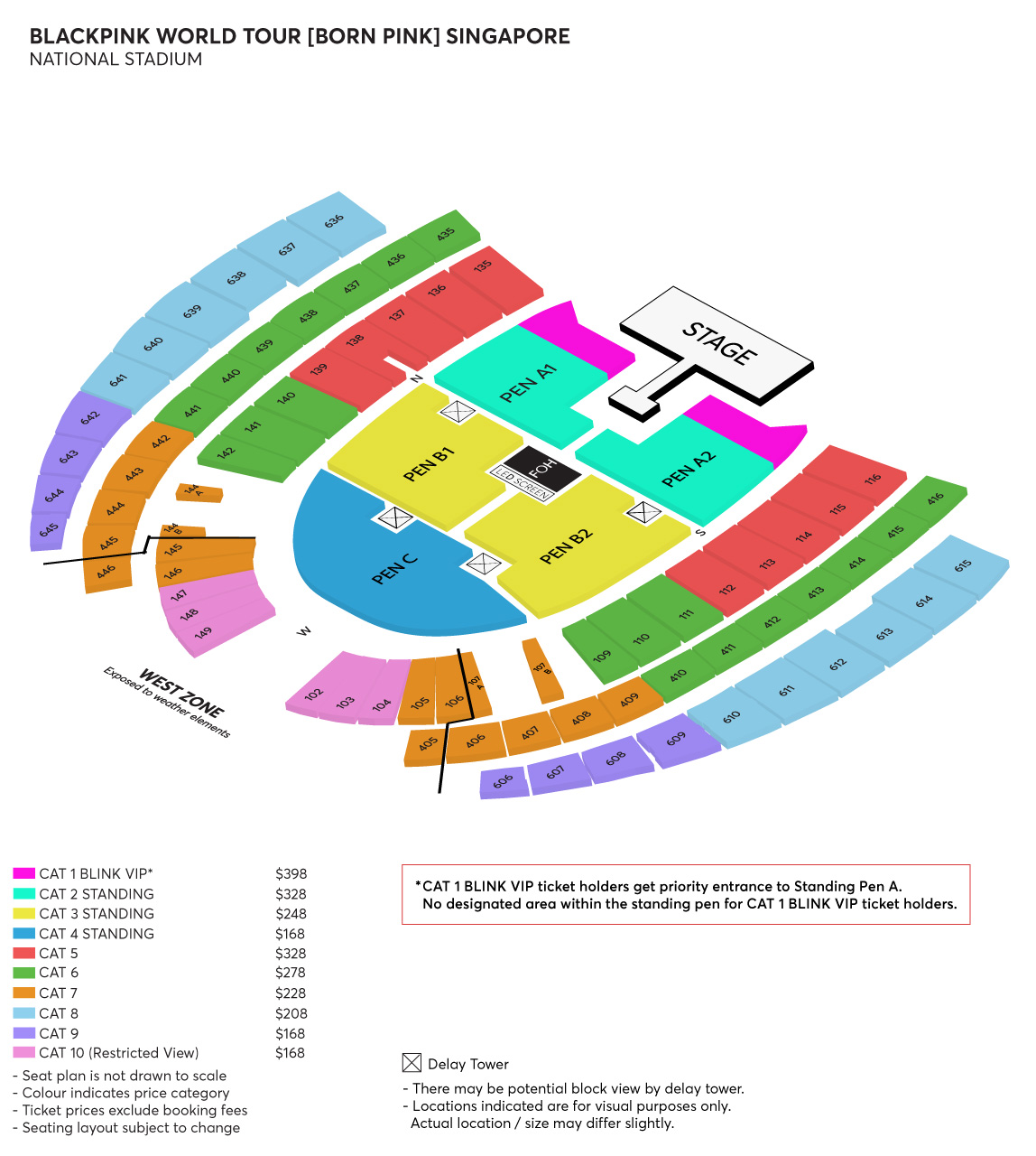 BLACKPINK WORLD TOUR [BORN PINK] SINGAPORE Singapore Sports Hub