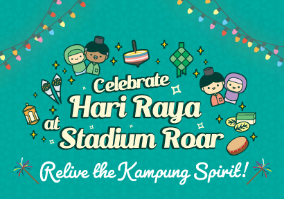 KAMPUNG SPIRIT COMES ALIVE AT THE SINGAPORE SPORTS HUB THIS HARI RAYA AIDILFITRI