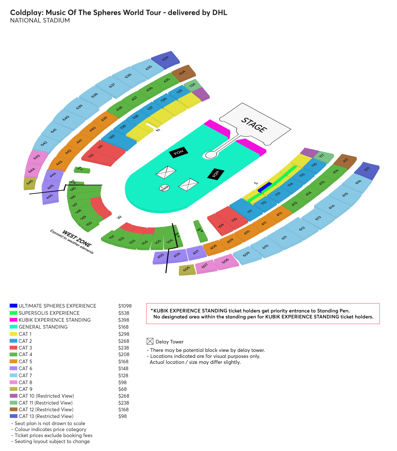 Coldplay Music Of The Spheres World Tour