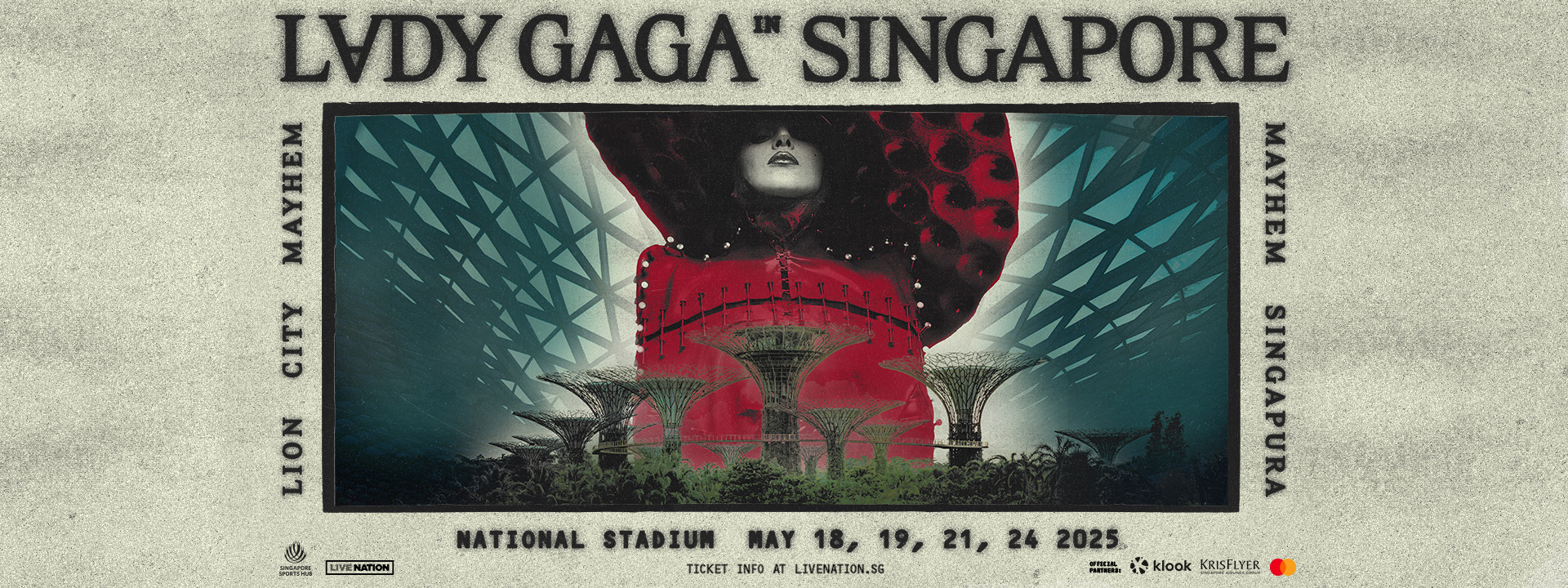 Lady Gaga in Singapore