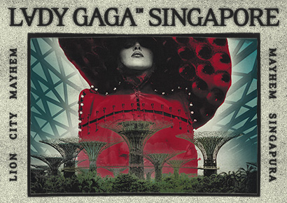 Lady Gaga in Singapore