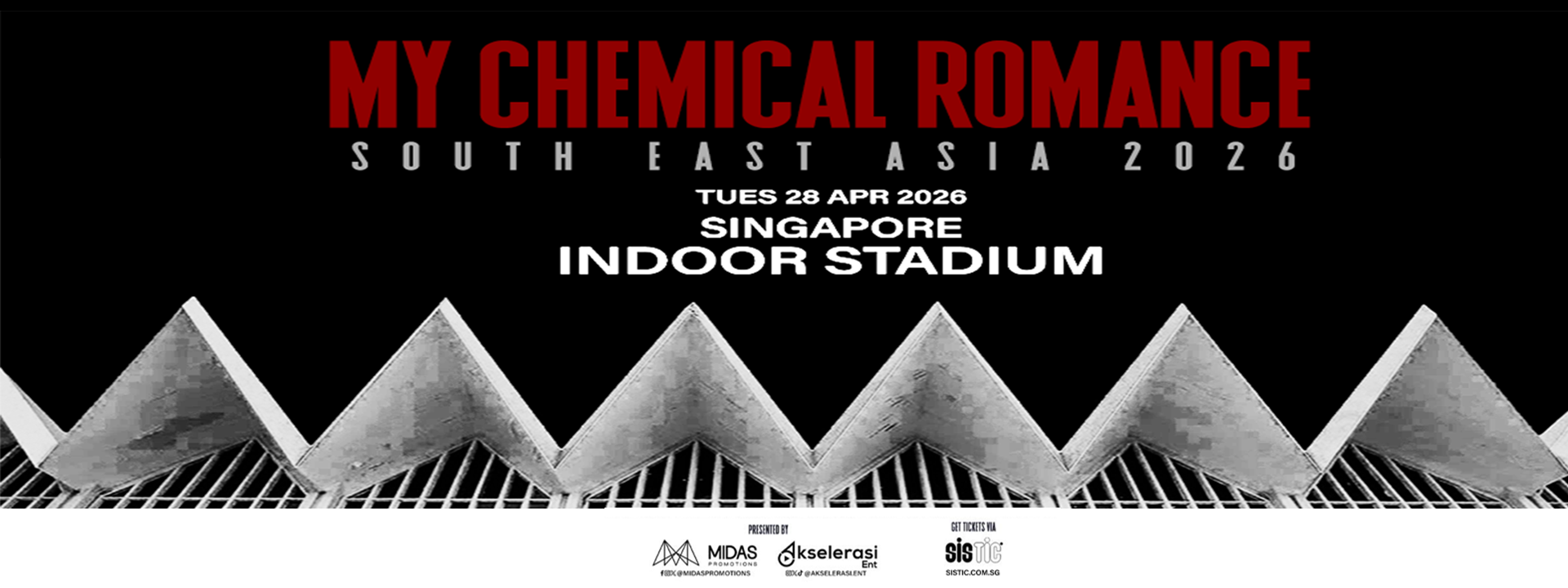 MY CHEMICAL ROMANCE LIVE IN SINGAPORE 2026