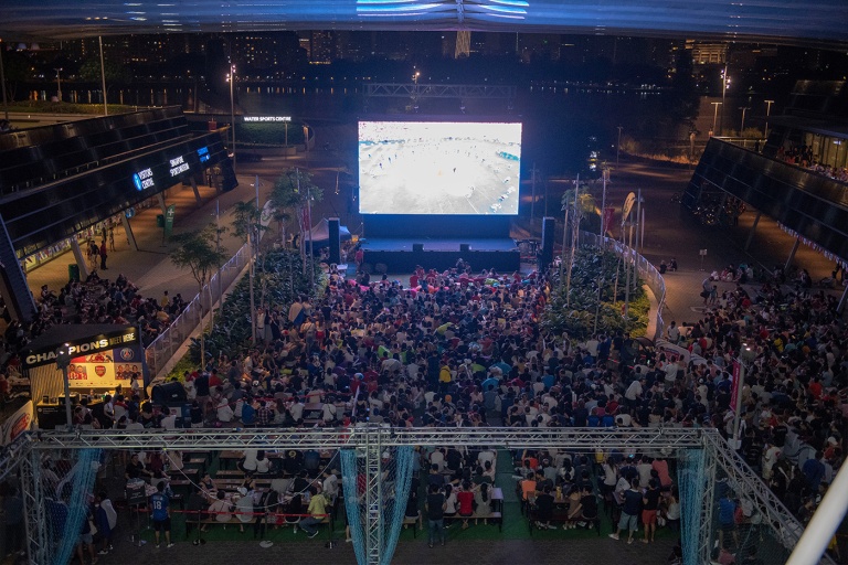 CELEBRATING A LIVELY NEW CHAPTER IN THE SINGAPORE SPORTS HUB STORY